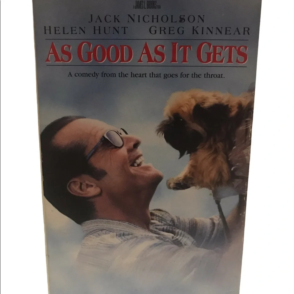 VTG As Good As It Gets 1998 VHS Video - UNTESTED